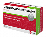 Купить метопролол-велфарм, таблетки 50мг, 60 шт в Семенове