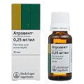 Купить атровент, раствор для ингаляций 0,25мг/мл, флакон 20мл в Семенове