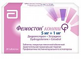 Купить фемостон конти, таблетки, покрытые пленочной оболочкой 5мг+1мг, 28 шт в Семенове