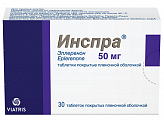 Купить инспра, таблетки, покрытые пленочной оболочкой 50мг, 30 шт в Семенове