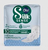 Купить ola! (ола) прокладки silk sens ультратонкие для нормальных выделений мягкий шелк 10 шт. в Семенове