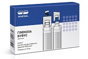 Купить глюкоза буфус, раствор для внутривенного введения 400мг/мл, ампулы 10мл, 10 шт пэт в Семенове