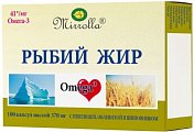 Купить рыбий жир с маслами зародышей пшеницы, шиповника и облепихи, капсулы 370мг, 100 шт бад в Семенове