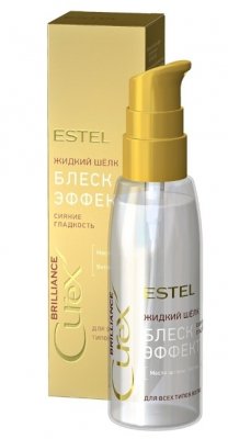 Купить estel (эстель) жидкий шелк для всех типов волос curex brilliance, 100мл в Семенове