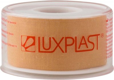 Купить luxplast (люкспласт) пластырь фиксирующий тканевая основа 2,5см х 5м в Семенове