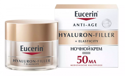 Купить eucerin hyaluron-filler+elasticity (эуцерин) крем для лица ночной 50 мл в Семенове