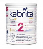 Купить kabrita gold 2 (кабрита) смесь на козьем молоке для детей от 6 месяцев, 400г в Семенове