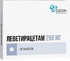 Купить леветирацетам, таблетки, покрытые пленочной оболочкой 250мг, 30 шт в Семенове