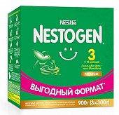 Купить nestle nestogen premium 3 (нестожен) сухая молочная смесь с 12 месяцев, 900г (3х300г) в Семенове