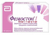 Купить фемостон 1, набор таблеток, покрытых пленочной оболочкой 10мг+1мг и 1мг, 28 шт в Семенове