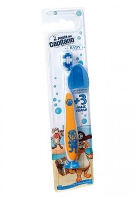 Купить pasta del сapitano (паста дель капитано) зубная щетка детская baby 3+ soft/мягкая 1 шт. в Семенове