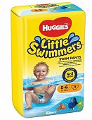Купить huggies (хаггис) подгузники для плавания little swimmers 5-6 (12-18кг), 11 шт в Семенове