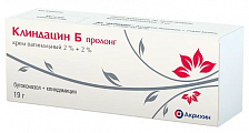 Купить клиндацин б пролонг, крем вагинальный 2%+2%, туба 19г+аппликатор 3шт в Семенове