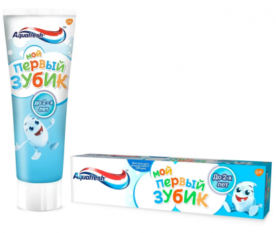 Купить аквафреш зубная паста мой первый зубик для детей от 0 до 2 лет 50мл, 1 шт. в Семенове