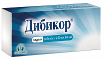 Купить дибикор, таблетки 250мг, 60 шт в Семенове