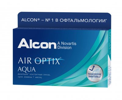 Купить контактные линзы air optix aqua, 6 pk в Семенове