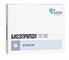 Купить бисопролол, таблетки, покрытые пленочной оболочкой 10мг, 30 шт в Семенове