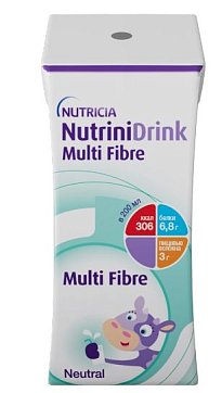 NutriniDrink (НутриниДринк), смесь с пищевыми волокнами, 200мл