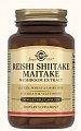 Купить solgar (солгар) экстракт грибов рейши, шиитаке и мейтаке, капсулы 505мг 50 шт бад в Семенове