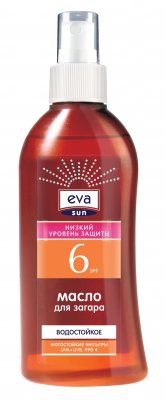 Купить eva sun (ева сан) масло для загара, 150мл spf6 в Семенове