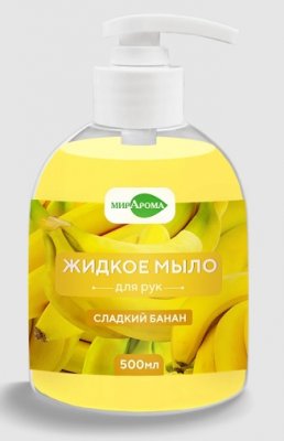 Купить мирарома мыло жидкое для рук сладкий банан, 500мл в Семенове