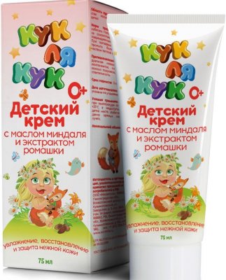 Купить кук ля кук крем детский с маслом миндаля и экстрактом ромашки 0+, 75мл в Семенове