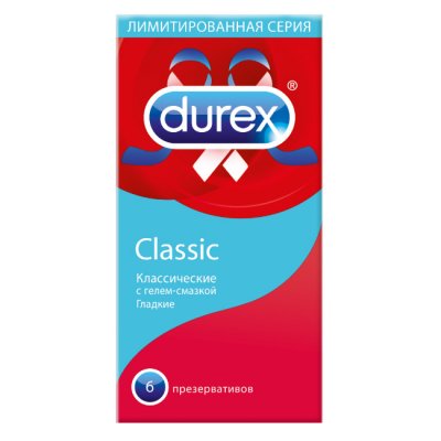 Купить durex (дюрекс) презервативы classic 6шт в Семенове