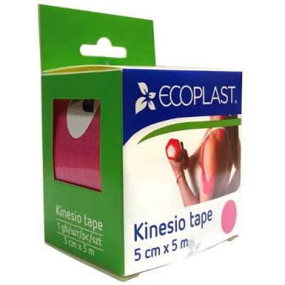 Купить ecoplast лента фиксирующая кензио тейп 5см х 5м розовый в Семенове
