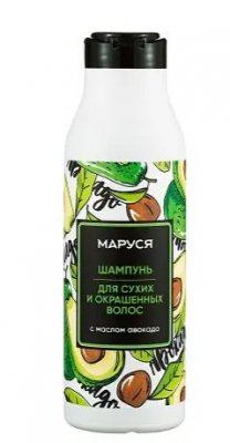 Купить marussia (маруся) шампунь для сухих и окрашенных волос с маслом авокадо 400 мл в Семенове