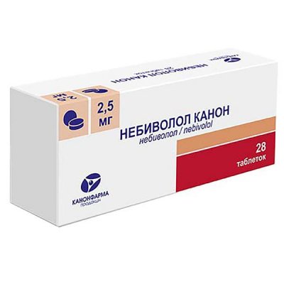 Купить небиволол канон, таблетки 2,5 мг, 28 шт в Семенове