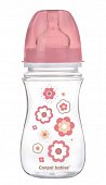 Купить canpol (канпол) бутылочка pp easystart с широким горлышком антиколиковая с 3 месяцев розовая, 240 мл в Семенове