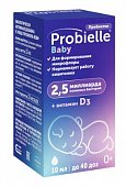 Купить probielle baby (пробиэль), суспензия для внутреннего применения, 10мл бад в Семенове