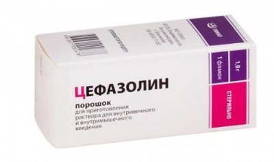 Купить цефазолин, порошок для приготовления раствора для внутривенного и внутримышечного введения 1г, флакон в Семенове