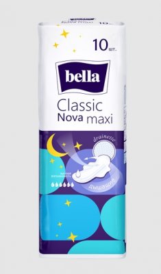 Купить bella (белла) прокладки nova classic maxi белая линия 10 шт в Семенове
