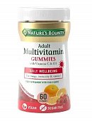 Купить nature's bounty (нэйчес баунти) мультивитамины для взрослых, пастилки жевательные-гаммис массой 2г, 60 шт бад в Семенове