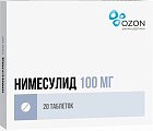 Купить нимесулид, таблетки 100мг, 20шт в Семенове