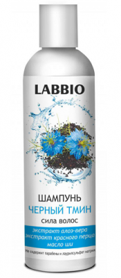 Купить лаббио, шамп. черный тмин сила волос 250мл (биолайнфарма ооо, россия) в Семенове