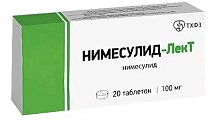 Купить нимесулид-лект, таблетки 100мг, 20шт в Семенове