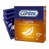 Купить contex (контекс) презервативы lights особо тонкие 3шт в Семенове