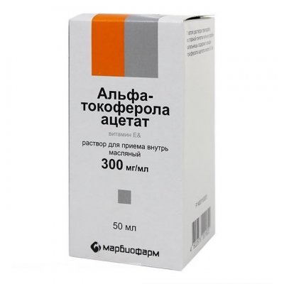 Купить альфа-токоферола ацетат (витамин е), раствор для приема внутрь, масляный 300мг/мл, флакон 50мл в Семенове