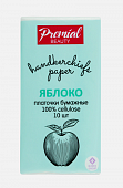 Купить premial (премиал) платочки бумажные трехслойные белые с ароматом зеленого яблока, 10 шт в Семенове
