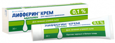 Купить дифферин, крем для наружного применения 0,1%, 30г в Семенове