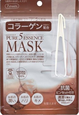 Купить japan gals (джапан галс) маска коллаген pure5 essential, 1 шт в Семенове