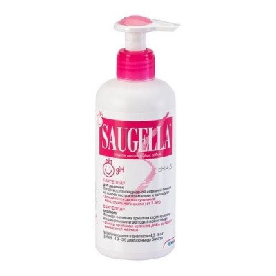 Купить saugella (саугелла) средство для интимной гигиены для девочек с 3 лет girl, 250мл в Семенове