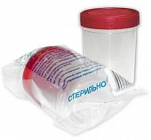 Купить контейнер для биопроб стерильный 100мл, в индивидуальной упаковке в Семенове