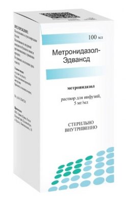 Купить метронидазол-эдвансд, раствор для инфузий 5мг/мл, флакон 100мл в Семенове