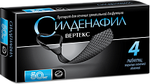 Купить силденафил, таблетки, покрытые пленочной оболочкой 50мг, 4 шт в Семенове