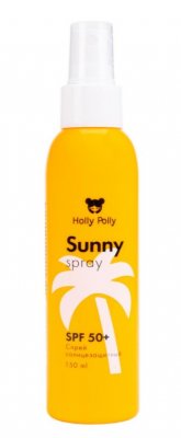 Купить holly polly (холли полли) sunny спрей солнцезащитный для лица и тела spf 50+, 150мл в Семенове