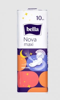Купить bella (белла) прокладки nova maxi белая линия 10 шт в Семенове