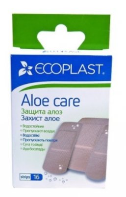 Купить ecoplast aloe care набор полимерных пластырей, 16 шт в Семенове